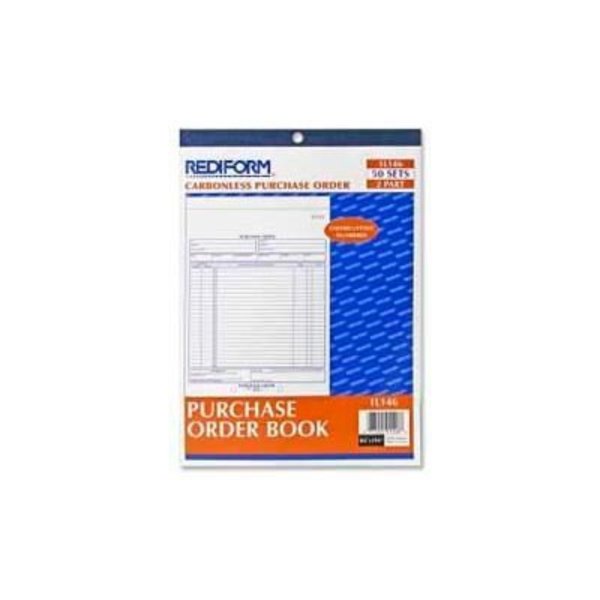 Rediform Office Products Rediform® Purchase Order Book, 2-Part, Carbonless, 8-1/2" x 11", 50 Sets/Book 1L146